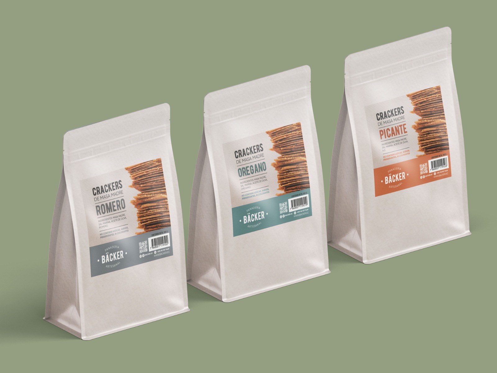 Ejemplo de etiquetas planas hechas por Codgraf